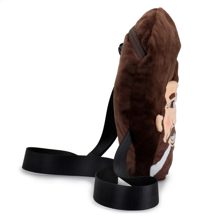 Soft Bob Ross Plush Phunny Pack featuring a cuddly plush toy of the iconic painter with detailed facial features and signature style.