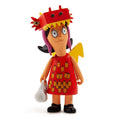 Bob's Burgers Louise Dragon art figure featuring Louise with girl tattoo, 3-inch vinyl collectible toy.