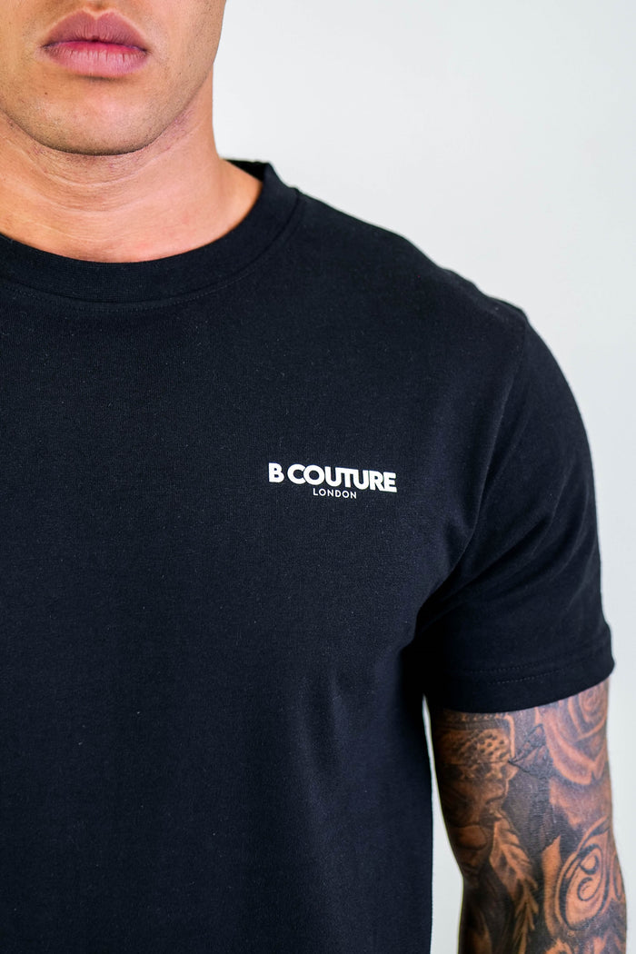 Boston Street Regular Fit Cotton T-Shirt - Black
