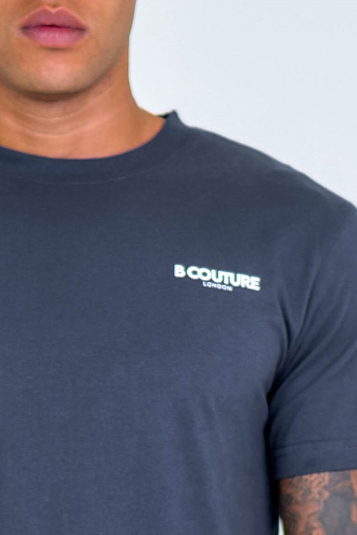 Boston Street Regular Fit Cotton T-Shirt - Navy