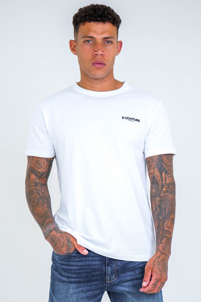Boston Street Regular Fit Cotton T-Shirt - White
