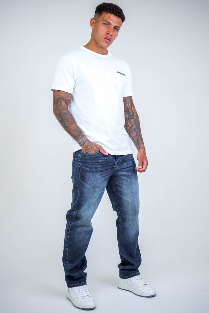 Boston Street Regular Fit Cotton T-Shirt - White