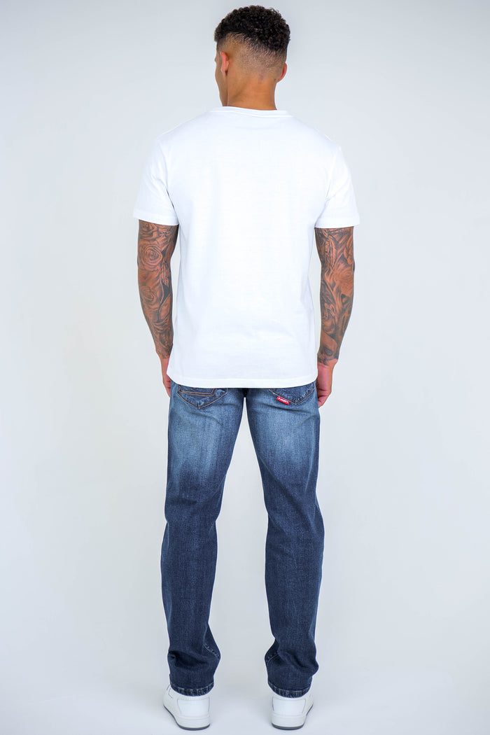 Boston Street Regular Fit Cotton T-Shirt - White