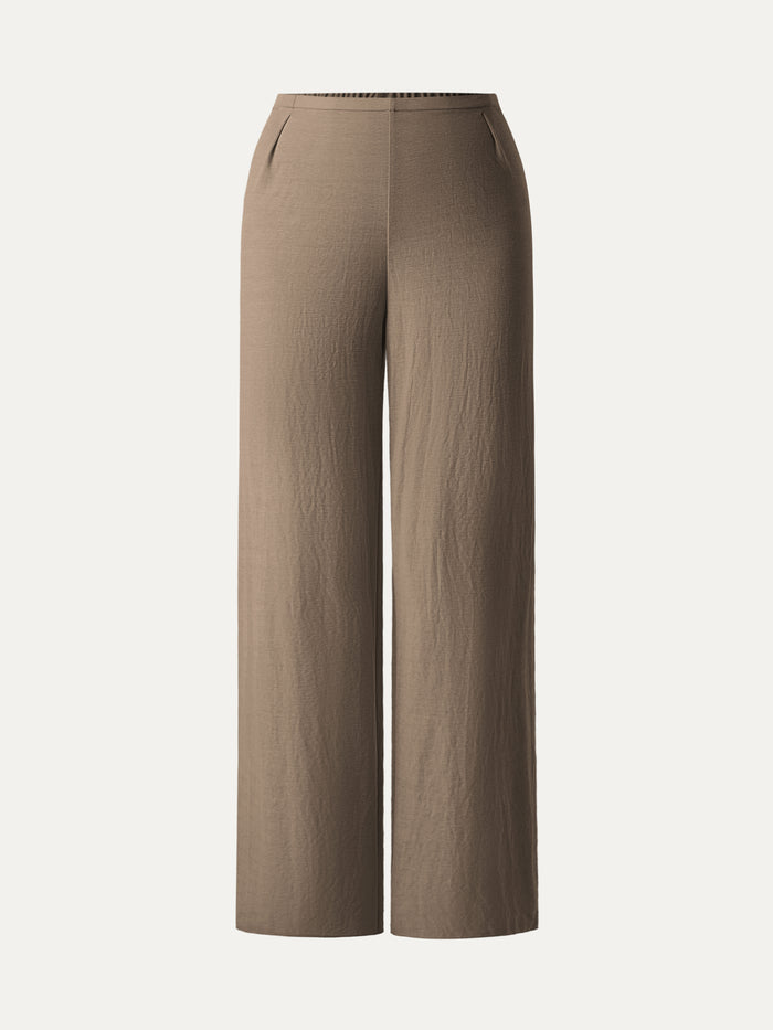 OGLmove Breathable Cotton-linen Straight Leg Pant