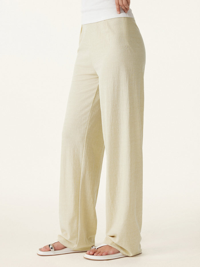 OGLmove Breathable Cotton-linen Straight Leg Pant