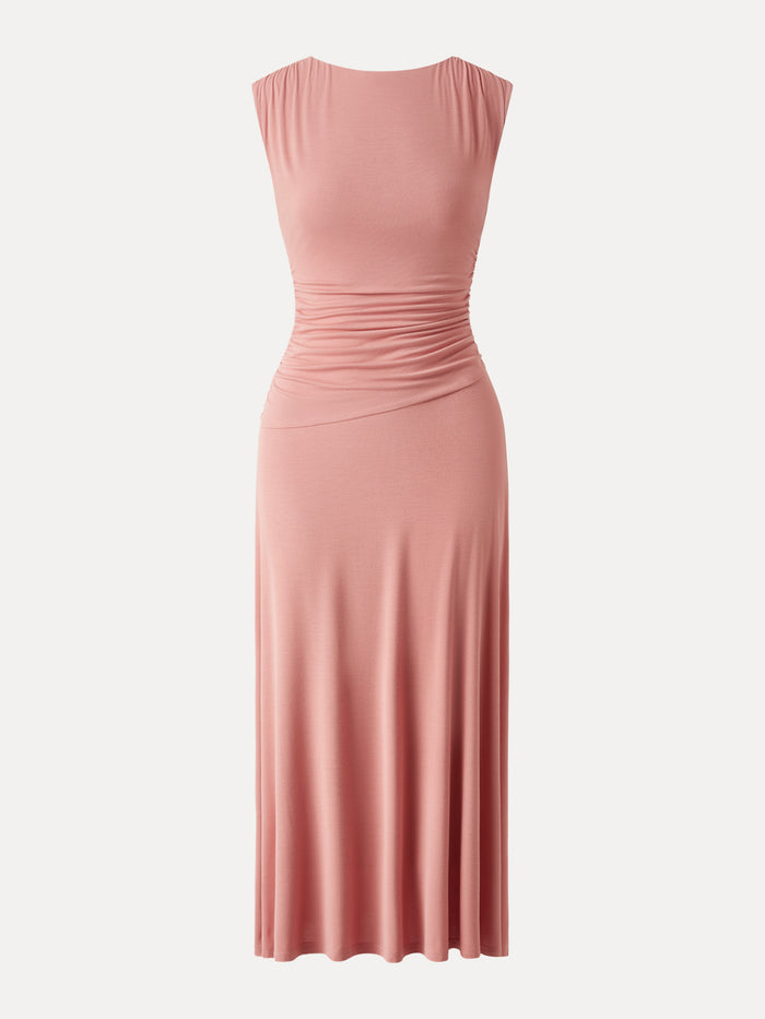 OGLmove Breezy Cooling Side Ruched Maxi Dress