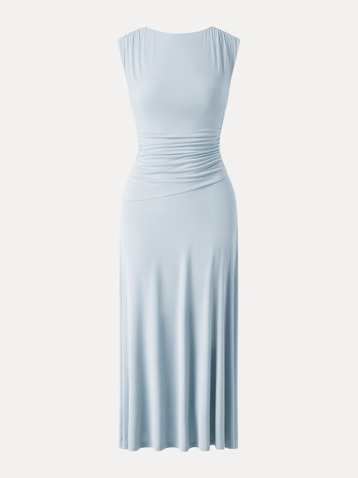 OGLmove Breezy Cooling Side Ruched Maxi Dress