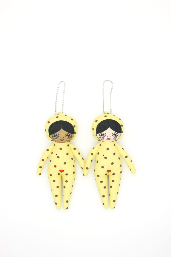 Bri Foster Doll Accessories Bri Foster Bag Charm Doll in Banana Split