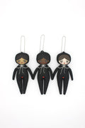 Bri Foster Doll Accessories Bri Foster Bag Charm Doll in Black Trompe L'Oeil