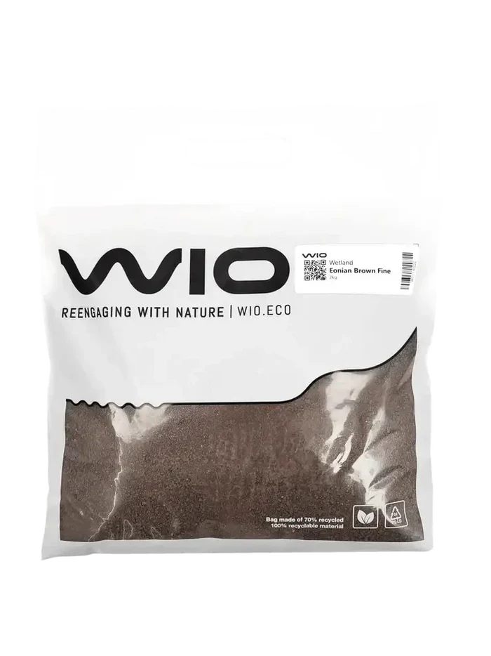 Wio Brown Eonian FloraBed fine wetland soil in recyclable bag
