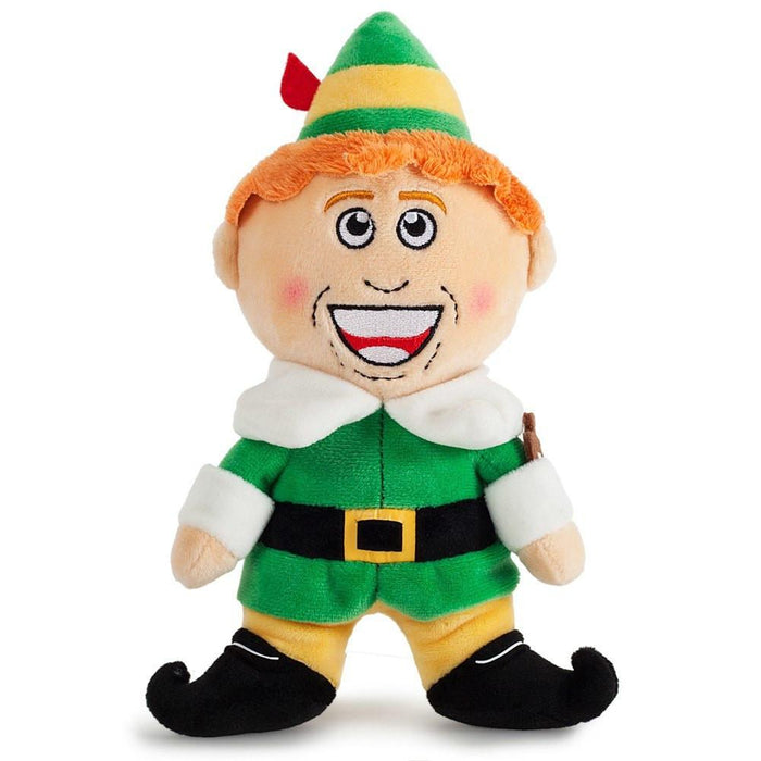 Buddy the Elf plush toy, 7-inch Phunny plush by Kidrobot, featuring a soft, detailed elf character from the Elf movie.