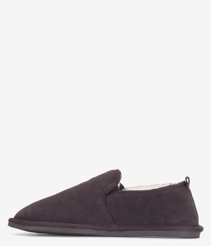 Burleigh Henley Sheepskin Slipper - Chocolate