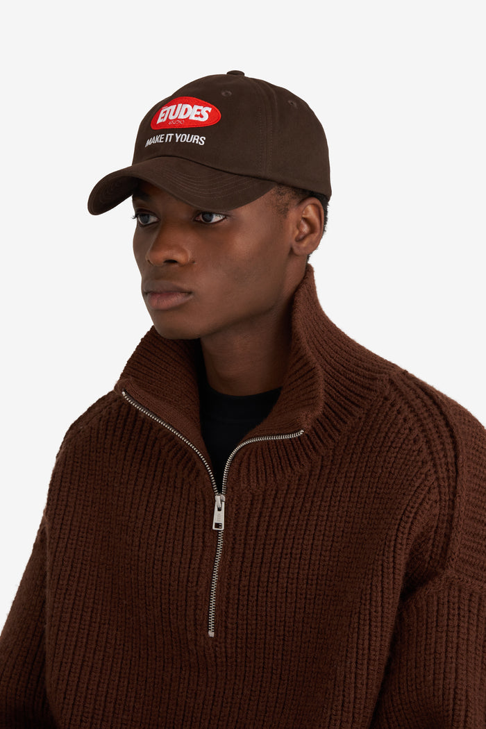 ETUDES STUDIO CAP MAKE IT YOURS DARK BROWN 2