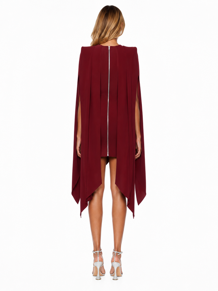 Cape Sleeve Mini Dress - Grace