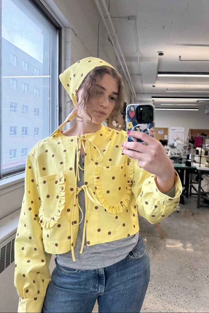 Eliza Faulkner Designs Inc. Jackets Carrie Jacket in Banana Split