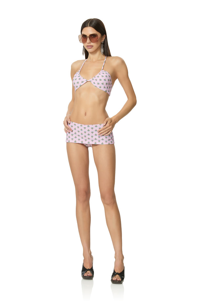Cassis Bikini Top - Crocus Foulard