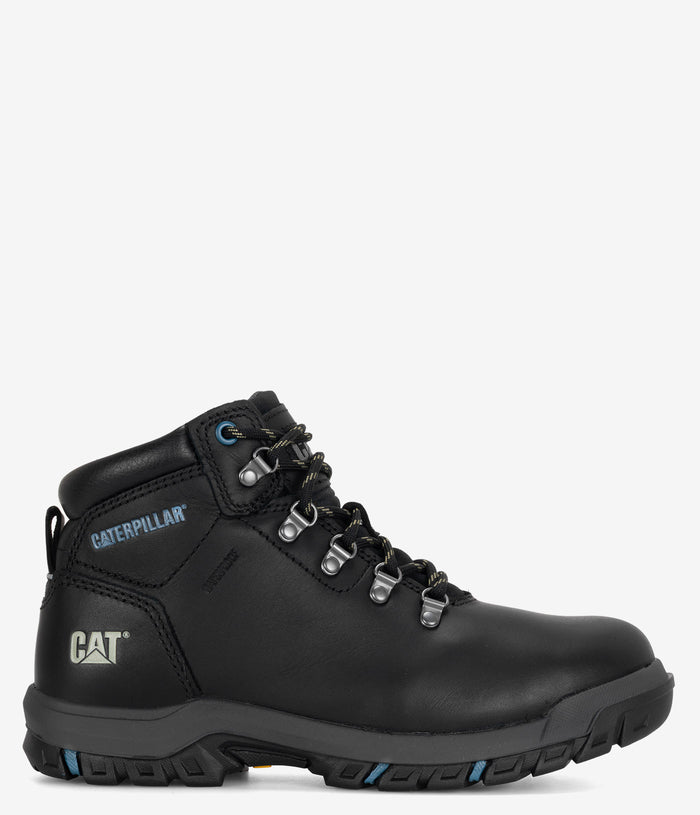 CAT Footwear Mae Steel Toe Waterproof Work Boot - Black