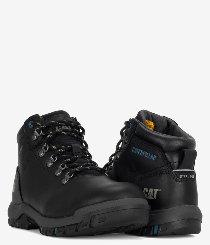CAT Footwear Mae Steel Toe Waterproof Work Boot - Black