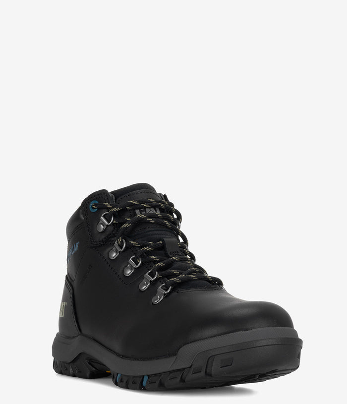 CAT Footwear Mae Steel Toe Waterproof Work Boot - Black