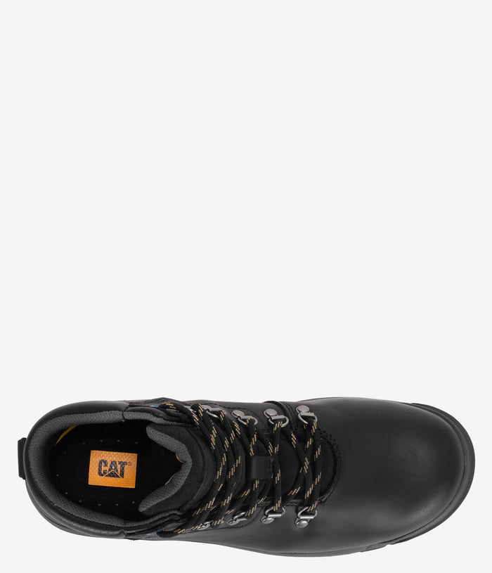 CAT Footwear Mae Steel Toe Waterproof Work Boot - Black