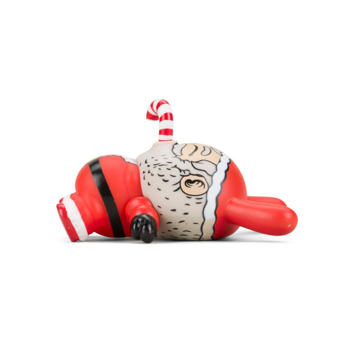 Chunky Santa-themed Dunny vinyl toy by Alex Solis, featuring festive holiday design and Santa Claus details.