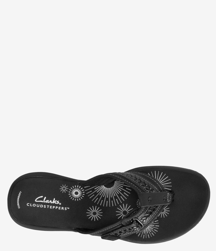 Clarks Breezey Sun Sandals - Black