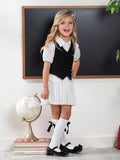 Classic Black Girls Vest by Kids Couture Mia Belle Girls