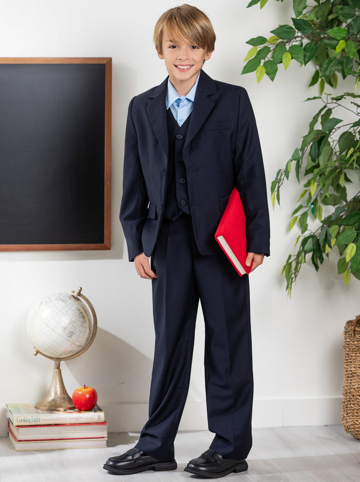 Classic Navy Boys Blazer by Kids Couture Mia Belle Girls