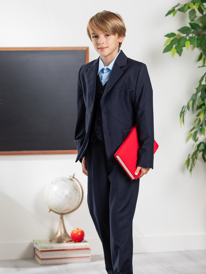 Classic Navy Boys Blazer by Kids Couture Mia Belle Girls