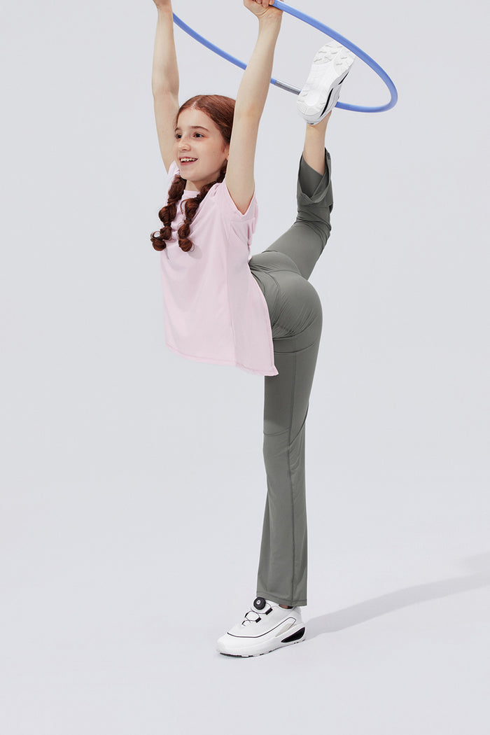 Cloudie Air Bootcut Leggings **Quiet Grey**