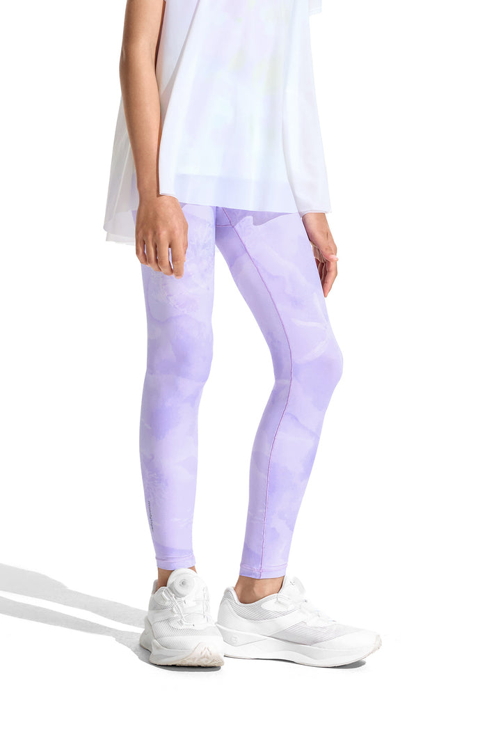 Cloudie Air Printed Leggings **Coral Realm Purple**