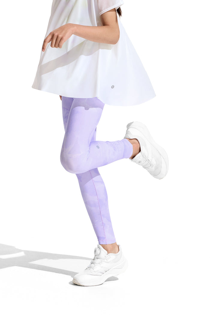 Cloudie Air Printed Leggings **Coral Realm Purple**