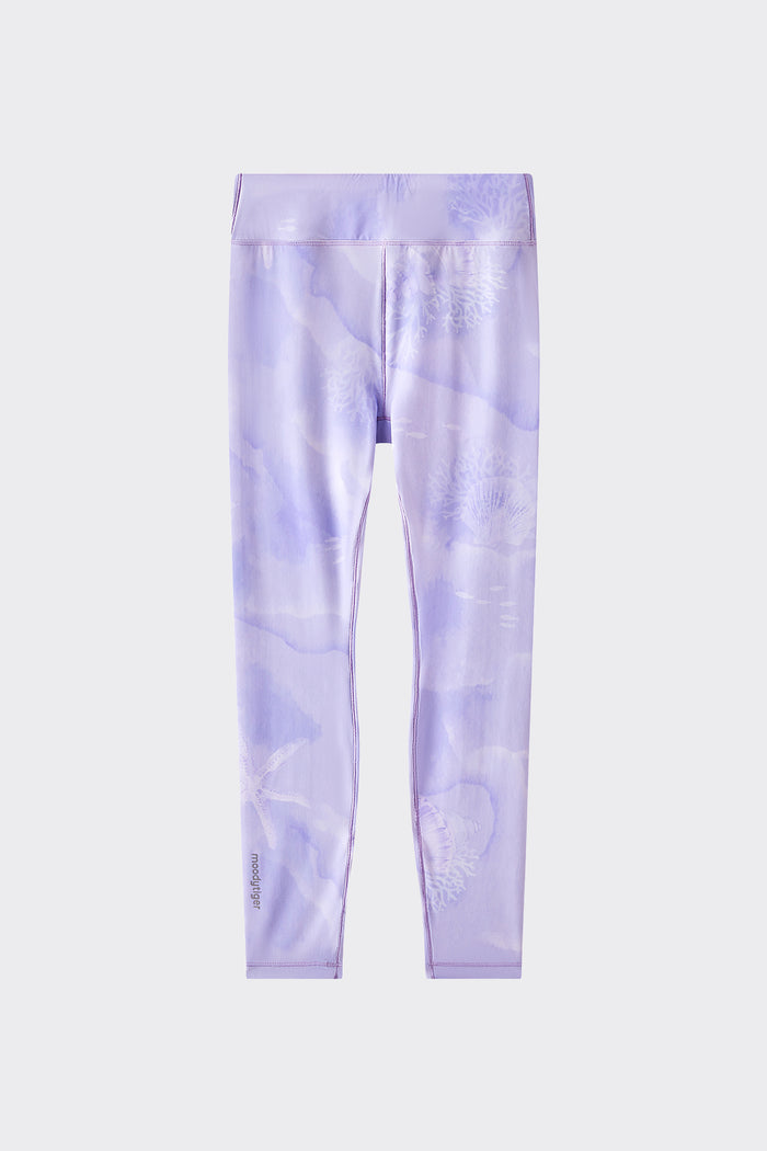 Cloudie Air Printed Leggings **Coral Realm Purple**