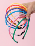 Color Pop Glitter Headband Mia Belle Girls
