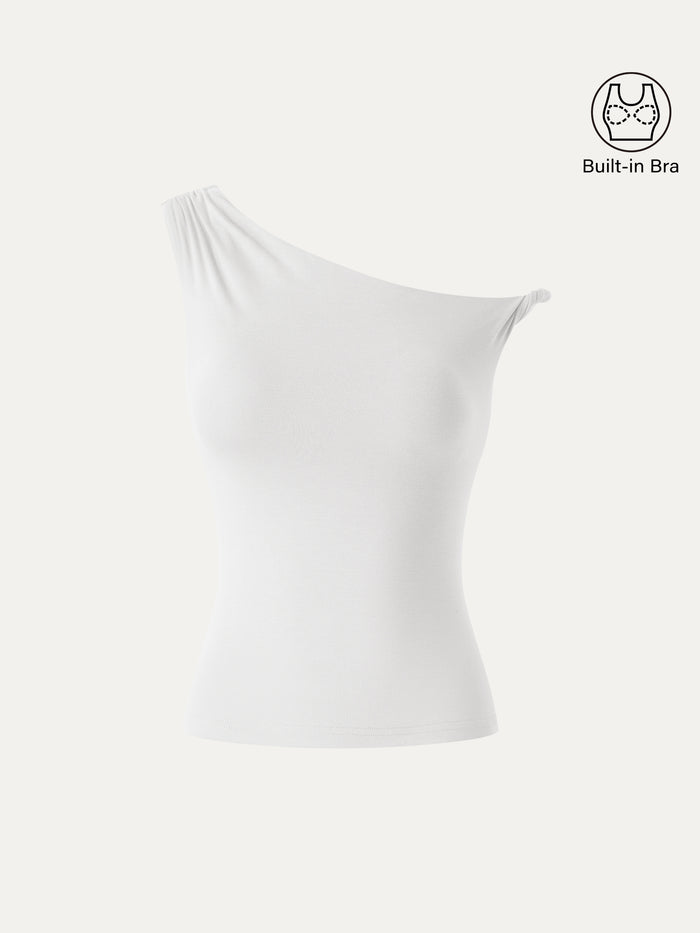 OGLmove CoolTouch Asymmetrical Shoulder Bra Top