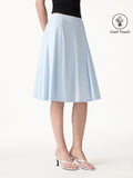 OGLmove CoolTouch Midi Circle Flare Skirt with Pockets Blue Air XS
