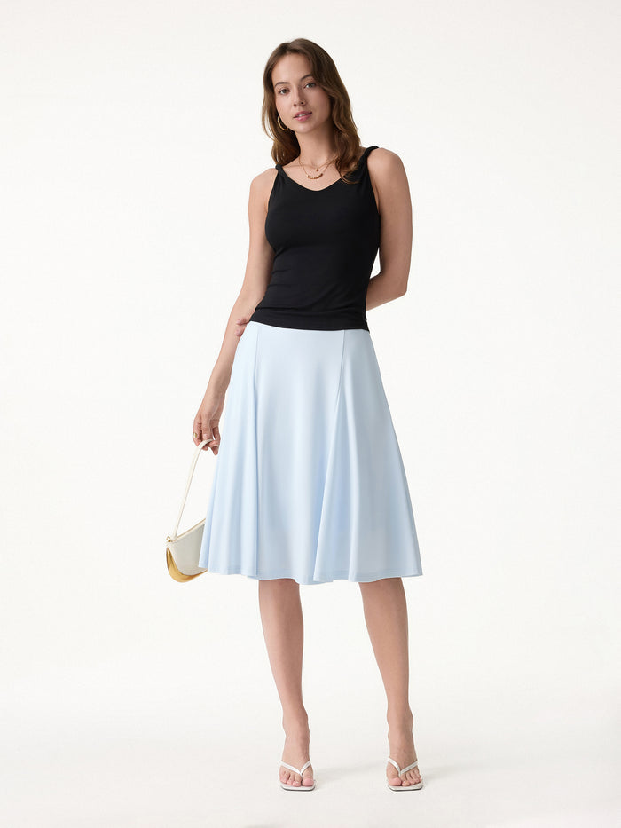 OGLmove CoolTouch Midi Circle Flare Skirt with Pockets