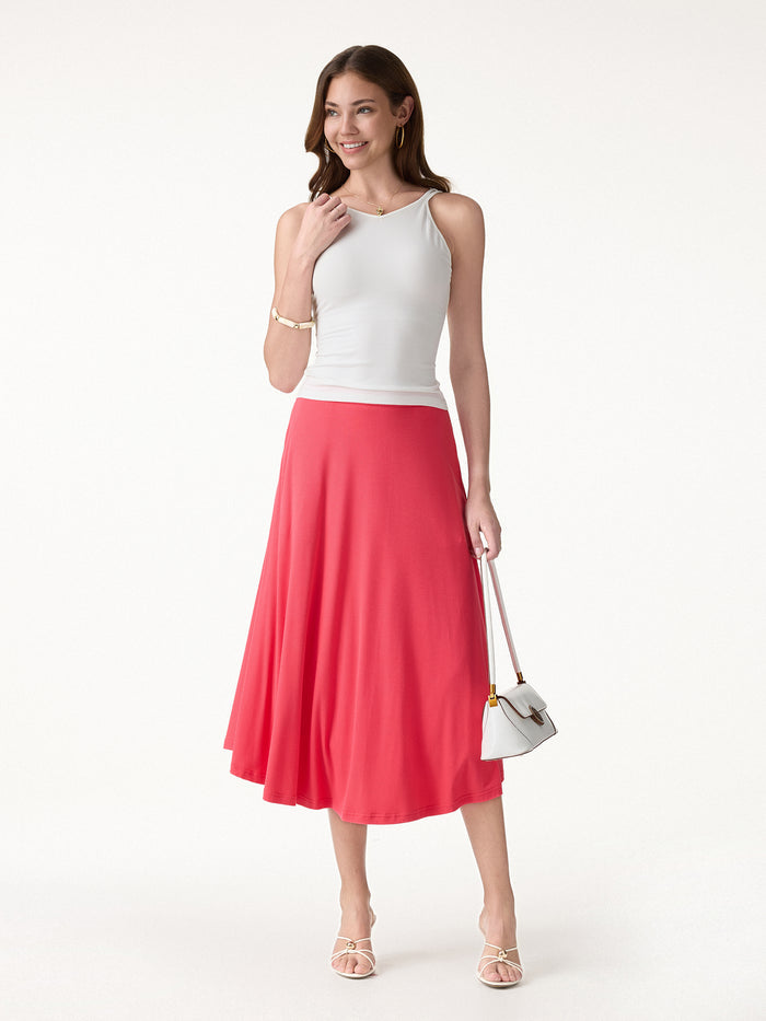 OGLmove CoolTouch Midi Circle Flare Skirt with Pockets