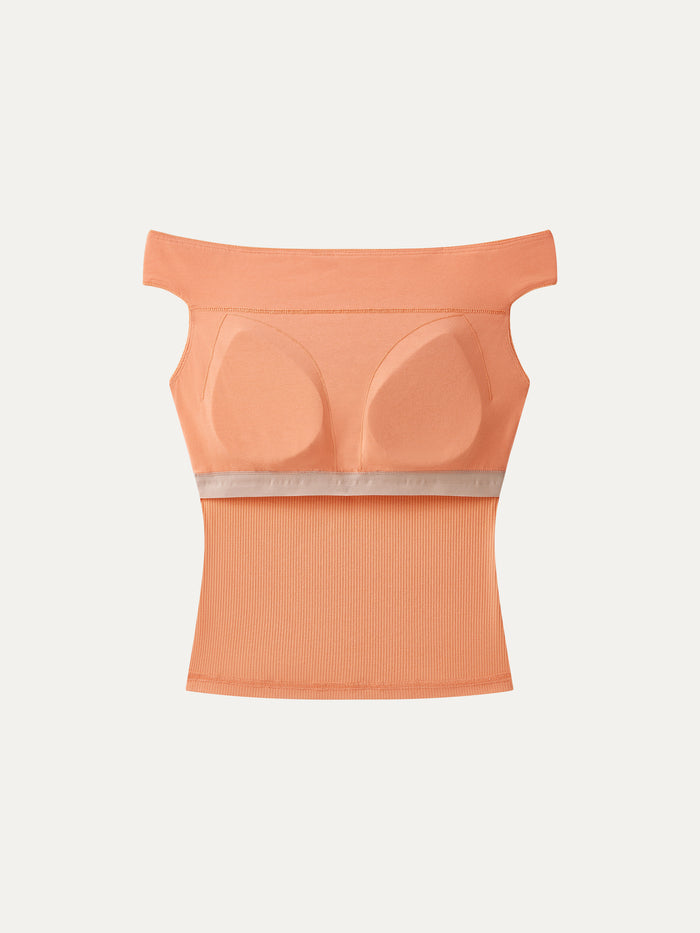 OGLmove CoolTouch Off-the-Shoulder Contour Bra Top