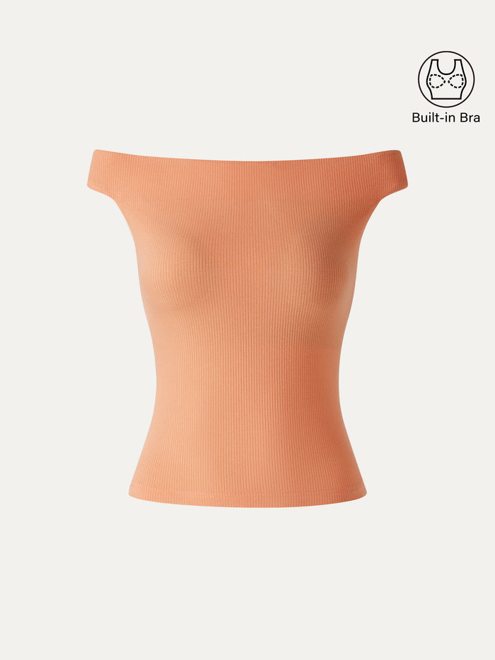 OGLmove CoolTouch Off-the-Shoulder Contour Bra Top