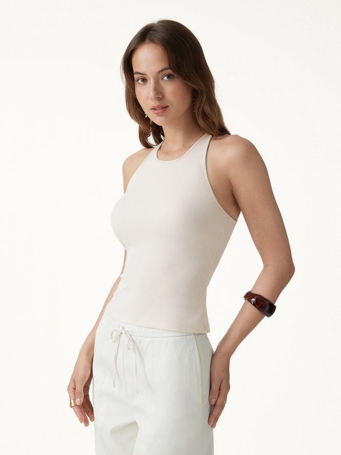 OGLmove CoolTouch Ribbed Racer Back Bra Tank