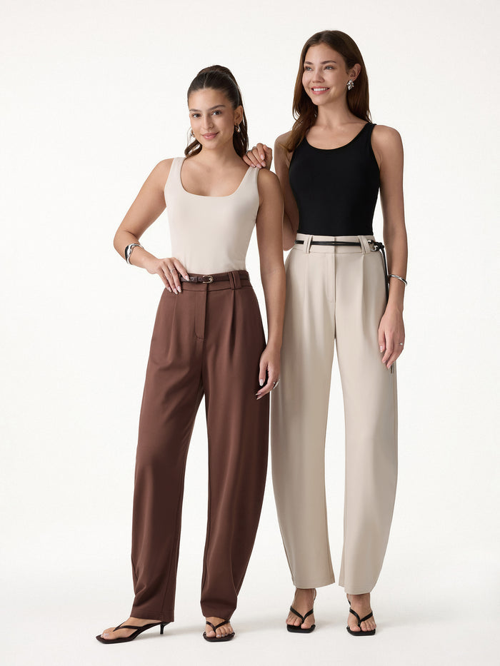 OGLmove CoolTouch Stretch Ponte High Rise Barrel Pants