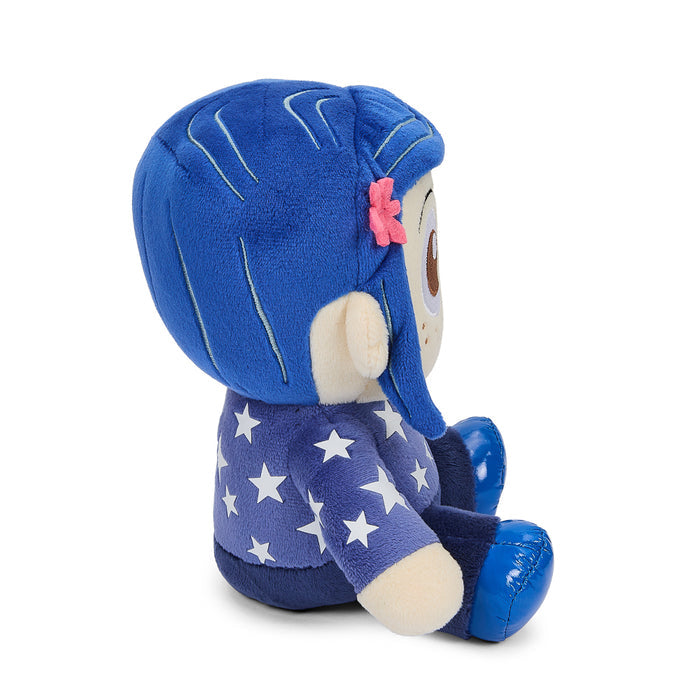 Coraline plush toy wearing a star sweater from Phunny, 7.5 inches tall, soft and detailed plush figure from Coraline.