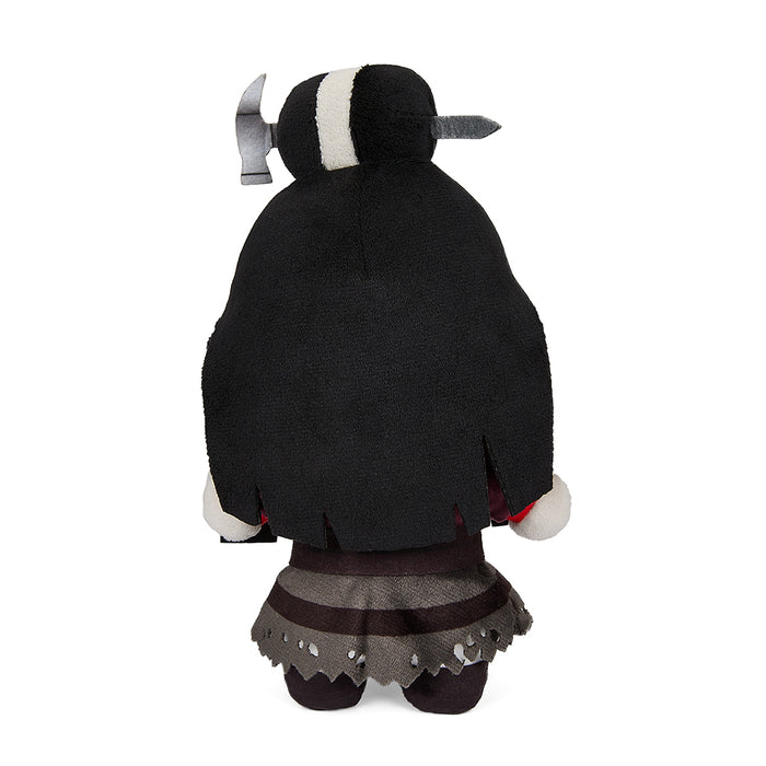 Soft Laudna plush toy from Critical Role's Bells Hells, featuring detailed embroidery and a cuddly design.