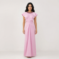 Crystal Neck Evening Gown - Elegance