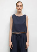 Daniel Crop Sleeveless Crew (Midnight)