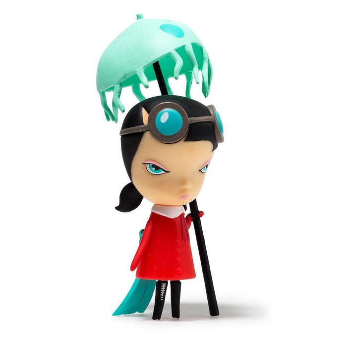 Dark Harbor mini figure by Kathie Olivas and Brandt Peters, vinyl collectible figure in a sealed blind box, detailed and vibrant design.