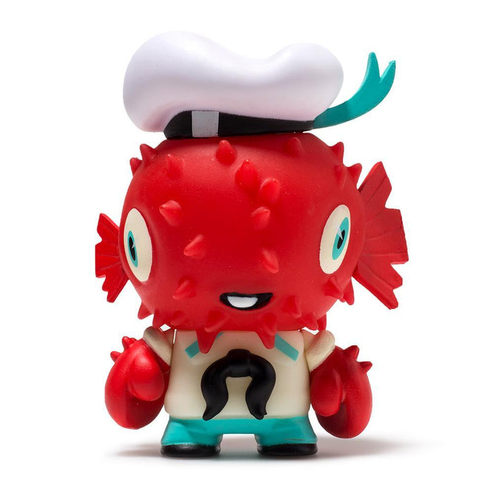 Dark Harbor mini figure by Kathie Olivas and Brandt Peters, vinyl collectible character in a blind box, detailed and colorful design.