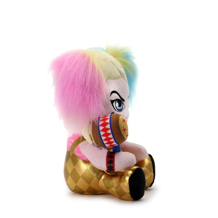 DC Comics Birds of Prey Harley Quinn plush Phunny toy by Kidrobot, soft and collectible costume character with detailed features.