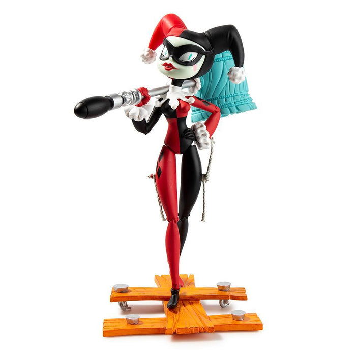 DC Comics Harley Quinn art figure by Brandt Peters, detailed vinyl collectible with vibrant colors and intricate design.